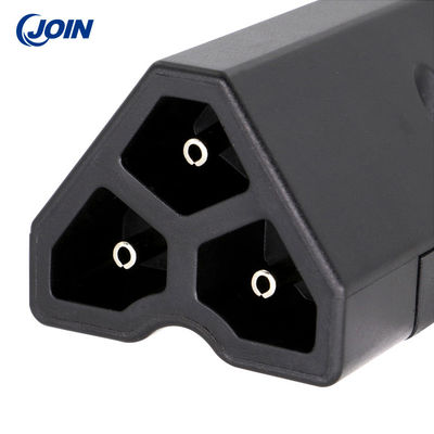 0.2KG de Toebehorenvergaarbak 48V 3 Pin Charger Plug Triangle Handle van de golfkar