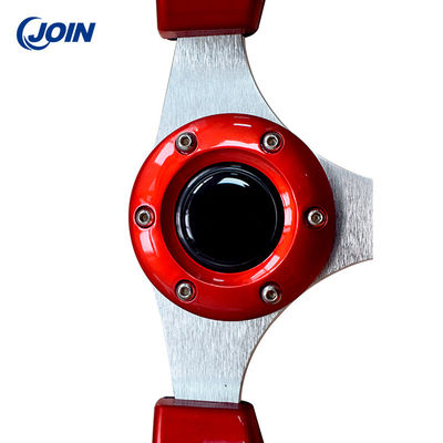 Van de het Golfkar van pvc Rood Stuurwiel 12.5in Enige Kleur zonder Patroon